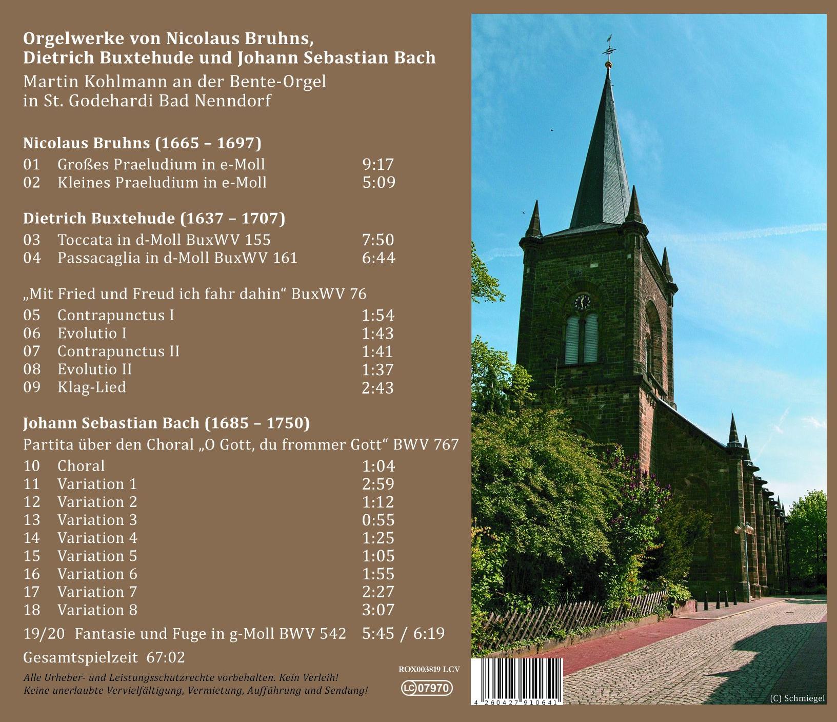 Orgelwerke Titelliste